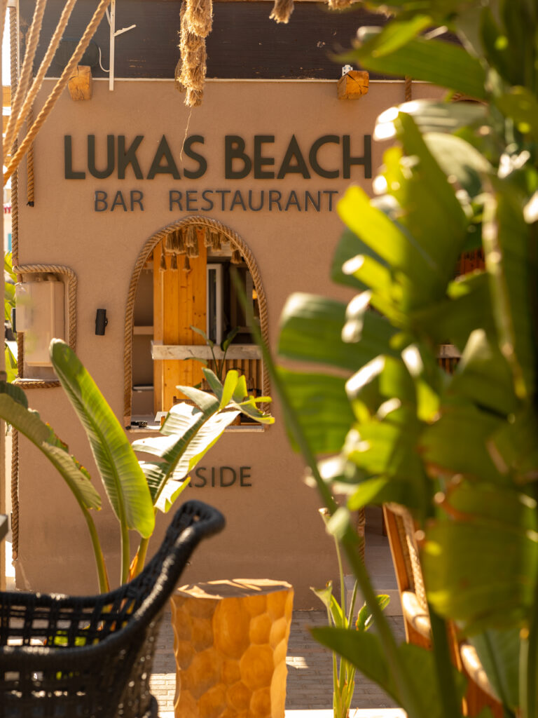 Lukas Beach Bar and Restaurant exterior Stalida Crete
